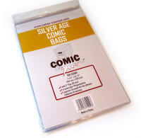 Comic Concept Sparpaket 1000x Silver Age Bags (+Lasche) +...