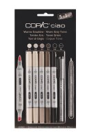 Copic Ciao Manga Set - Warme Grautöne