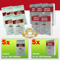Comic Concept Sparpaket 500x Deluxe Current Size Bags...