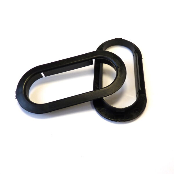 Comic Concept Griffeinsätze aus PVC schwarz (1 Paar)