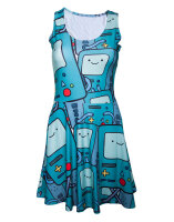 Adventure Time Kleid (Damen): Beemo all over (fullprint)