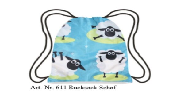 Chilino Backpacker Rucksack: Schaf (37 x 43 cm)