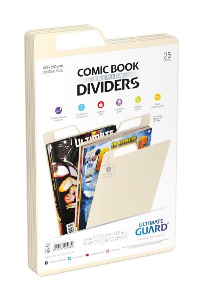 Ultimate Guard Premium Comic Book Dividers Sand (25)