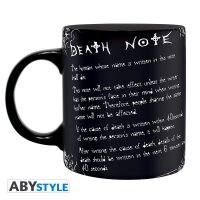 Death Note Keramiktasse - L & Rules (320 ml)