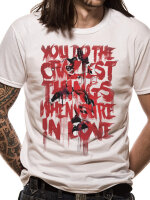 Batman T-Shirt - Harley Quinn Craziest Things (weiß)