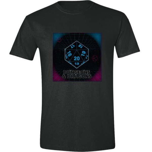 Dungeons & Dragons T-Shirt - 80s Sci-Fi Dice (schwarz)