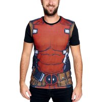 Deadpool T-Shirt - Sublimation Deadpools Suit (schwarz)