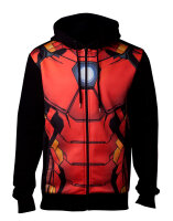 Iron Man Kapuzenjacke - Sublimated (schwarz)