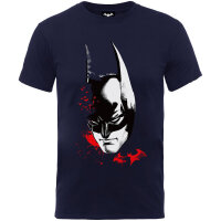 Batman Jugend Youth T-Shirt - Arkham Knight Face (schwarz)