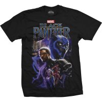 Black Panther T-Shirt - Cast Montage (schwarz)