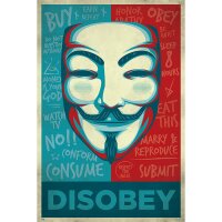 V wie Vendetta Poster: Maske