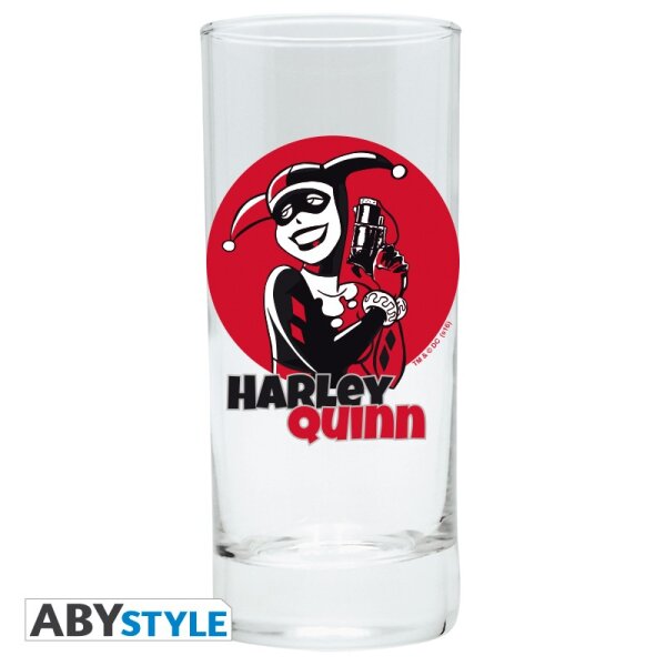 DC Comics Trinkglas Harley Quinn (290 ml)