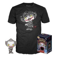 Stephen Kings Es Remake Funko POP! Figur + T-Shirt Set - Pennywise
