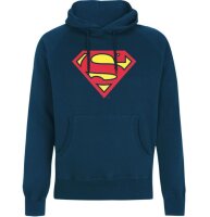 Superman Kapuzenpullover : Classic Logo (blau)