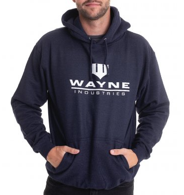 Batman Kapuzenpullover : Wayne Industries Logo (navy)
