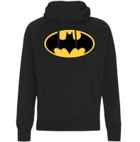 Batman Kapuzenpullover : Classic Logo (schwarz)