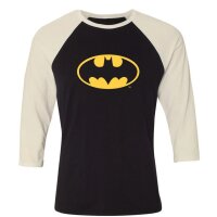 Batman Baseball T-Shirt (Raglan) : Batman Logo...