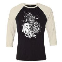 Batman Baseball T-Shirt (Raglan) : Joker angry portrait...