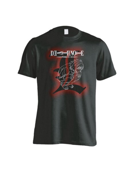 Death Note T-Shirt - Hiding Behind (schwarz)