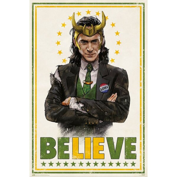 Marvel Comics Poster: Loki Believe (52)