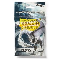 Dragon Shield Standard Perfect Fit Sleeves - Clear/Clear...