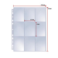 Card Concept Economic 9-Pocket Pages Ordnerseiten...