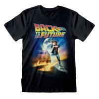 Back to the Future T-Shirt - Poster Art (schwarz)