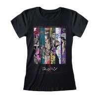 Junji Ito Damen T-Shirt (Girlie): Key Art (schwarz)