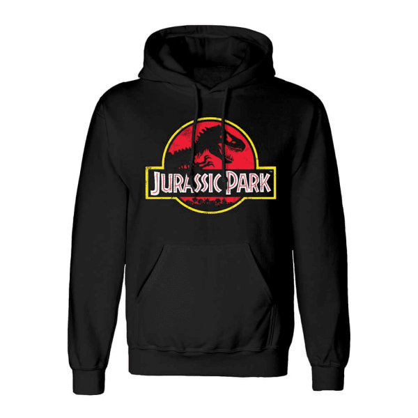 Jurassic Park Kapuzenpullover - Classic Logo (schwarz)