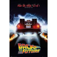 Zurück in die Zukunft Poster: Delorean (6)