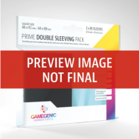 Gamegenic - Prime Double Sleeving Pack Clear/Black (2x100...