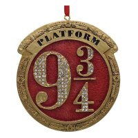 Weihnachtsschmuck: Harry Potter Platform 9 3/4 (10 cm)
