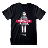 Squid GameT-Shirt - Elimination Doll (schwarz)