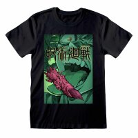 Jujutsu Kaisen T-Shirt - Finger Licking (schwarz)