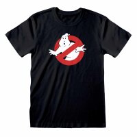 Ghostbusters T-Shirt - Classic Ghost Logo (schwarz)