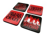 Stranger Things Untersetzer 4er-Pack Phrases
