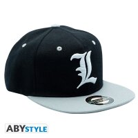 Death Note Baseball Cap Snapback - L (schwarz/grau)