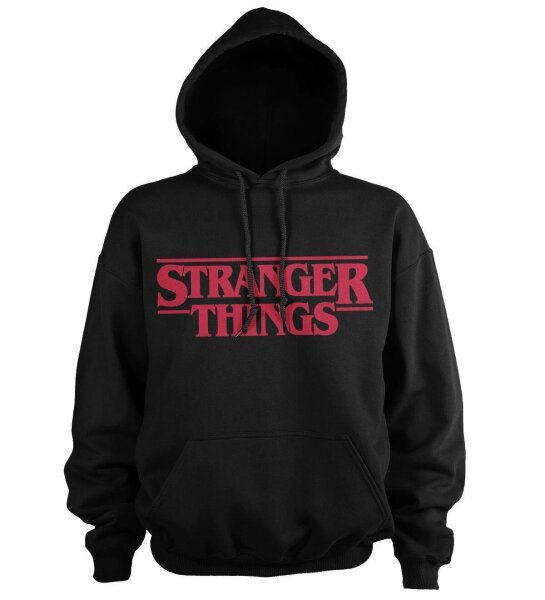 Stranger Things Kapuzenpullover - Logo (schwarz)