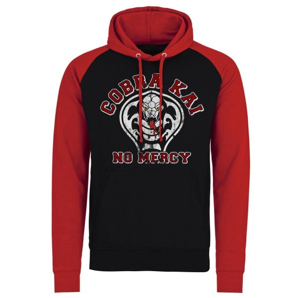 Cobra Kai Kapuzenpullover - No Mercy Baseball (schwarz)