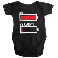 Baby Body Im fully charged (6 Monate) (schwarz)