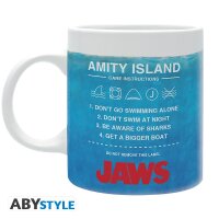 Jaws Keramiktasse - Instructions (320 ml)