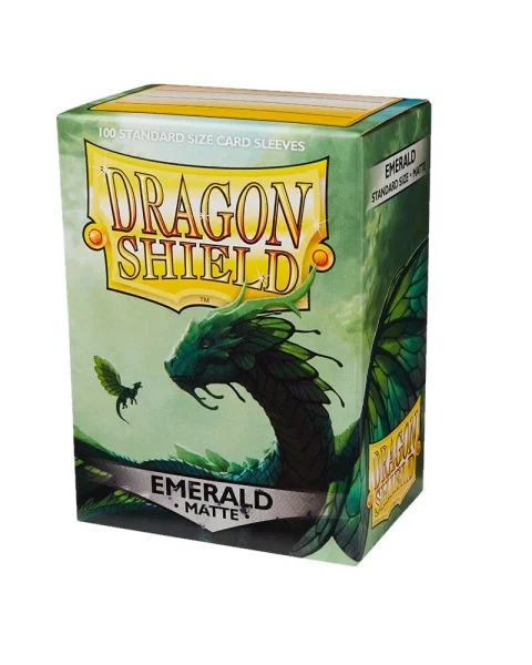 Dragon Shield Matte Sleeves - Emerald (100 Sleeves)