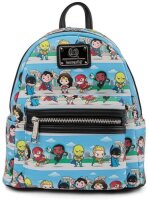DC Comics by Loungefly Rucksack Dc Superheroes Chibi Lineup