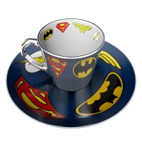 DC Comics Geschirrset Spiegeltasse mit Teller