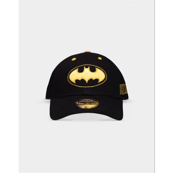 Batman Baseball Cap Snapback - Core Logo (curved/schwarz)