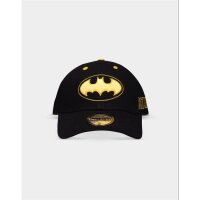 Batman Baseball Cap Snapback - Core Logo (curved/schwarz)