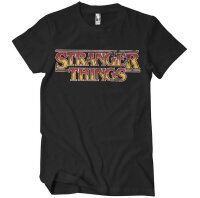 Stranger Things T-Shirt: Fire Logo (schwarz)
