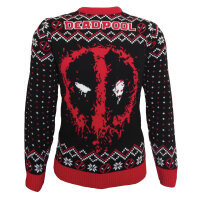 Marvel Comics Pullover im Weihnachtslook - Deadpool Spray