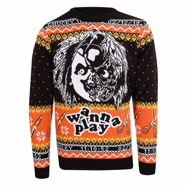 Childs Play Pullover im Weihnachtslook - Chucky