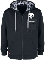 Marvel Comics Kapuzenjacke - Punisher Skull Spray (schwarz)